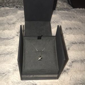 David Yurman Onyx Cable Wrap Necklace